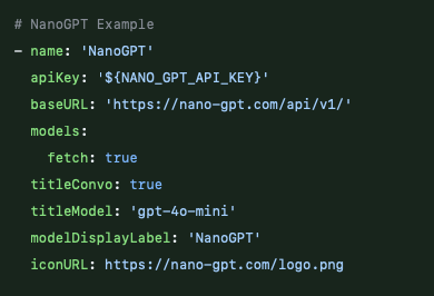 LibreChat Configuration