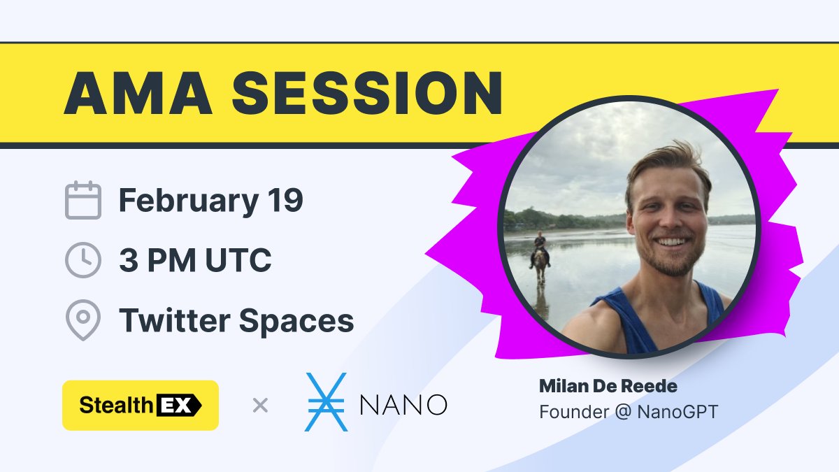 StealthEX & Nano AMA Session