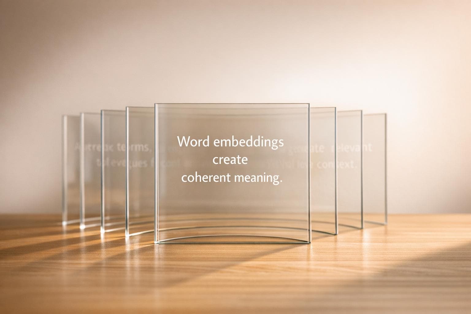 How Word Embeddings Ensure Coherent AI Text
